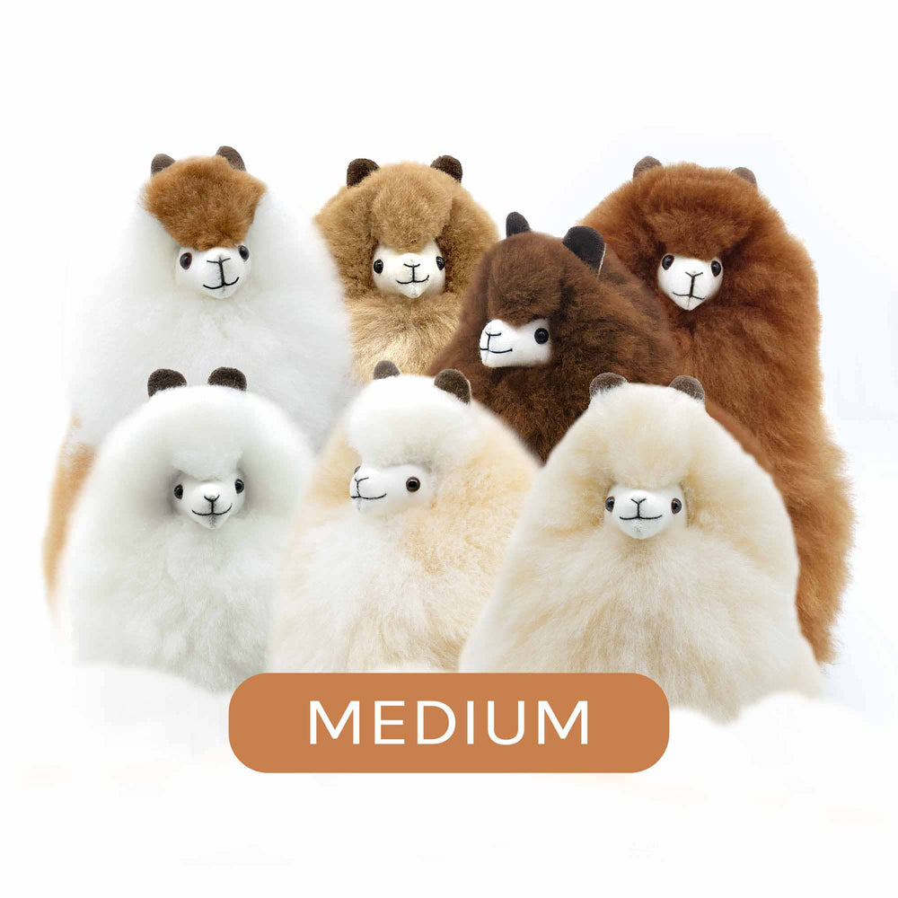 Plüsch-Maskottchen Alpaka Naturals – Walnut 32 cm