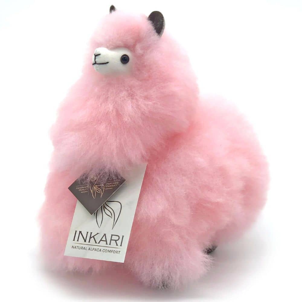 Plüsch-Maskottchen Alpaka Rainbows – Cotton Candy 32 cm