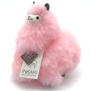 Plüsch-Maskottchen Alpaka Rainbows – Cotton Candy 32 cm