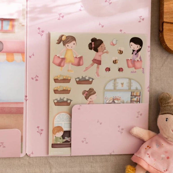 Klebebilderbuch – Rosa beim Einkaufen