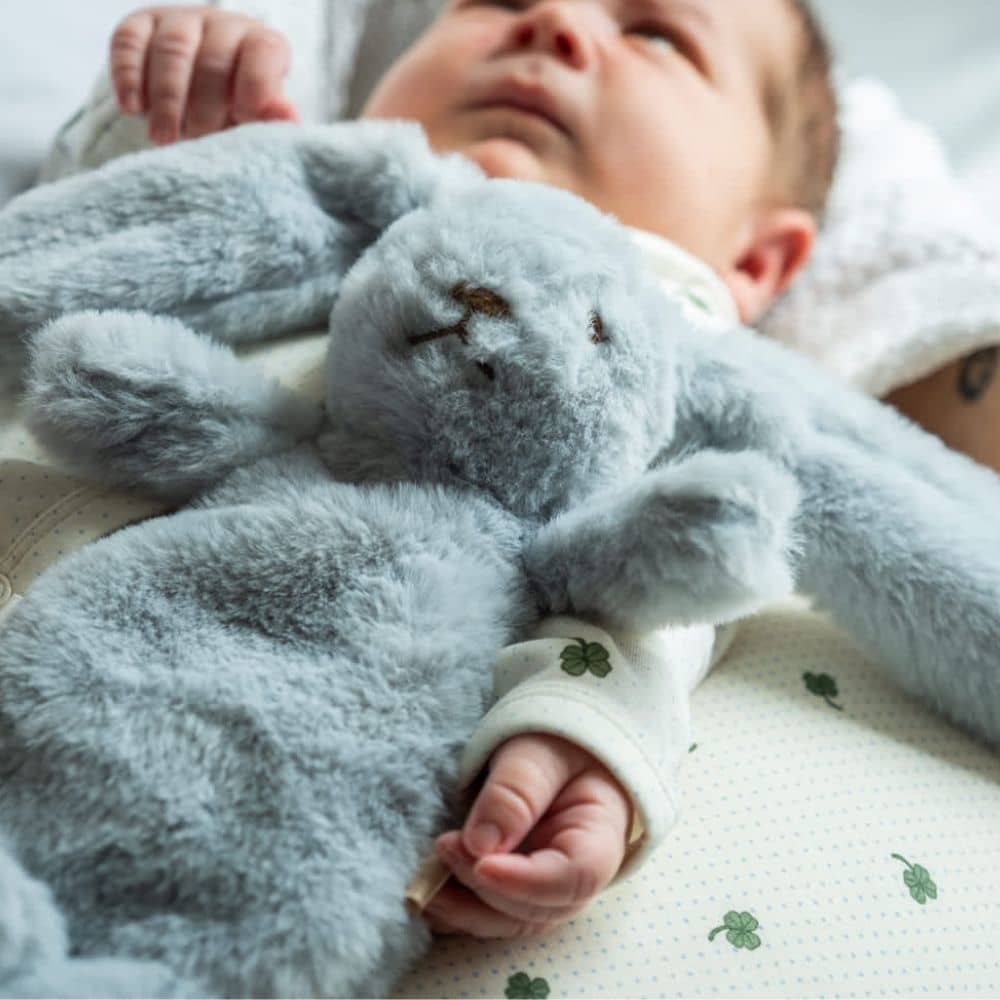 Gewichtetes Kuscheltier – Mini Teddy Hase Blue 130 g