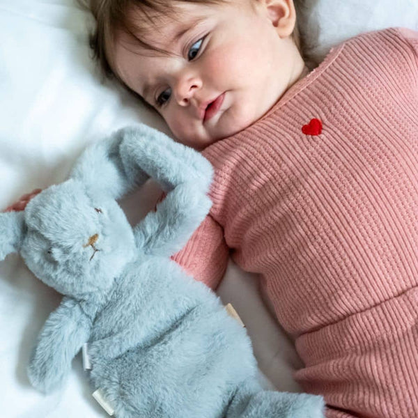 Gewichtetes Kuscheltier – Mini Teddy Hase Blue 130 g