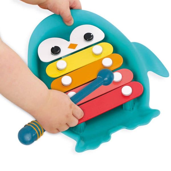 Pinguinboot-Becken mit der Option, sie in der Badewanne zu verwenden