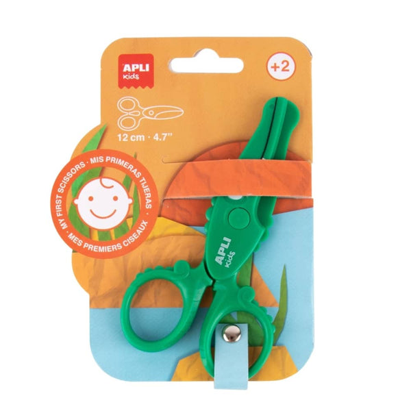 Sichere Schere für Kindergartenkinder 12 cm – Krokodil