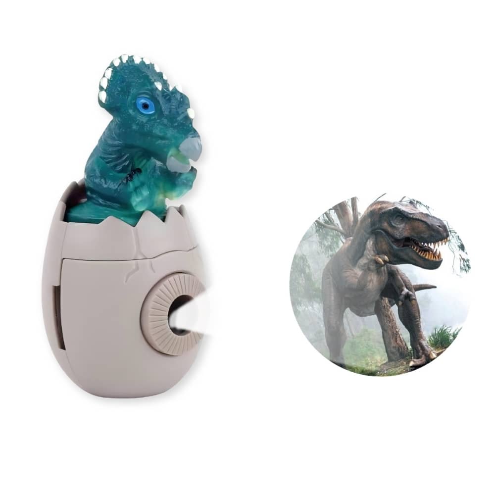 Projektor mit austauschbaren Discs – Triceratops-Dinosaurier