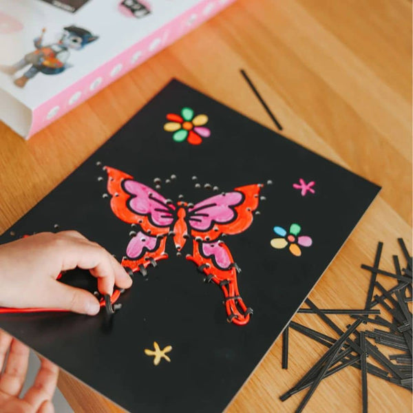 Set zum Basteln einer leuchtenden Wanddekoration – Kidyneon Märchen 3 Stück
