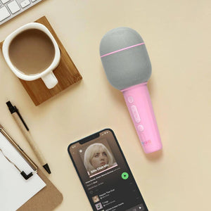 Groovy Wireless Microphone with Vocal Effects – Pink