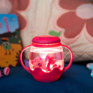 Mini-Sinnesglas zum Befüllen mit Wasser – rosa