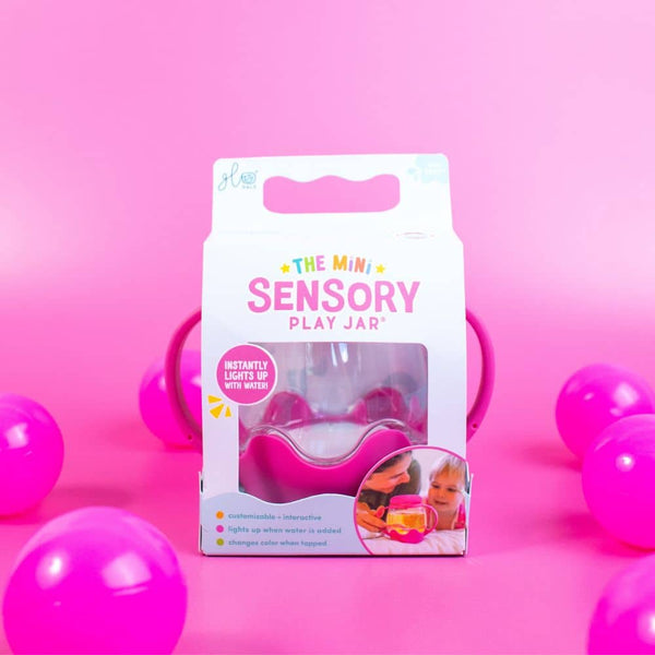 Mini-Sinnesglas zum Befüllen mit Wasser – rosa
