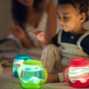 Mini-Sinnesglas zum Befüllen mit Wasser – grün