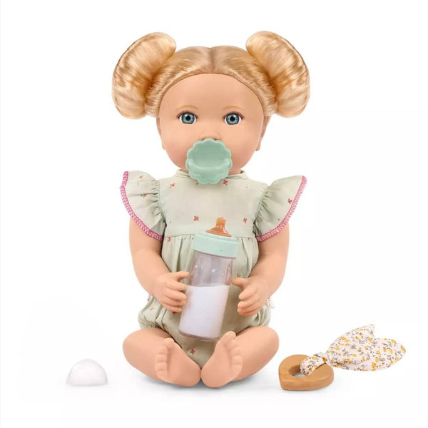 Babypuppe mit Zubehör – Mädchen mit hellem Haar