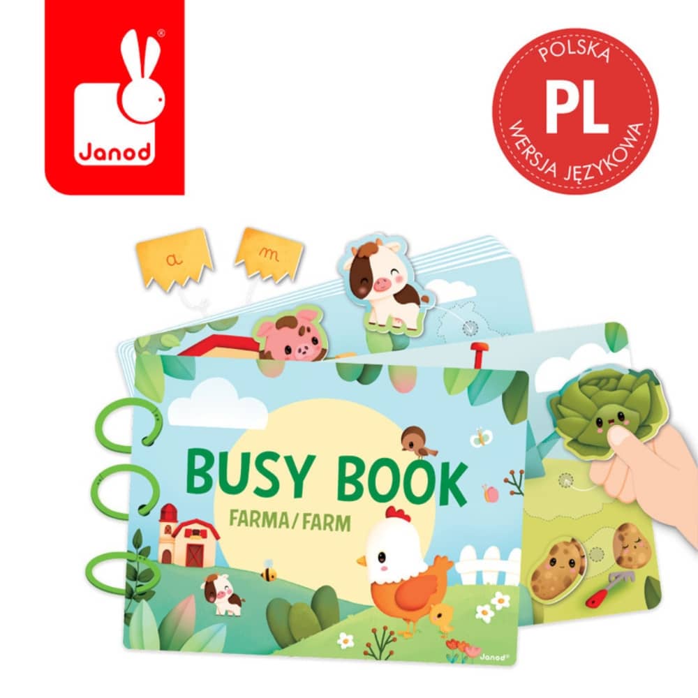 Busy Book Aufgabenheft  - Bauernhof 3+ (PL)