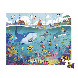 Puzzle im Koffer – Unterwasserwelt 100 Teile