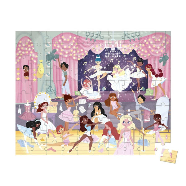 Puzzle im Koffer – Tänzerinnen, 100 Teile