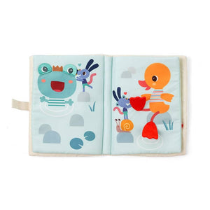 Sinnesbuch mit Ankleidespiel – Maus Nina 9m+