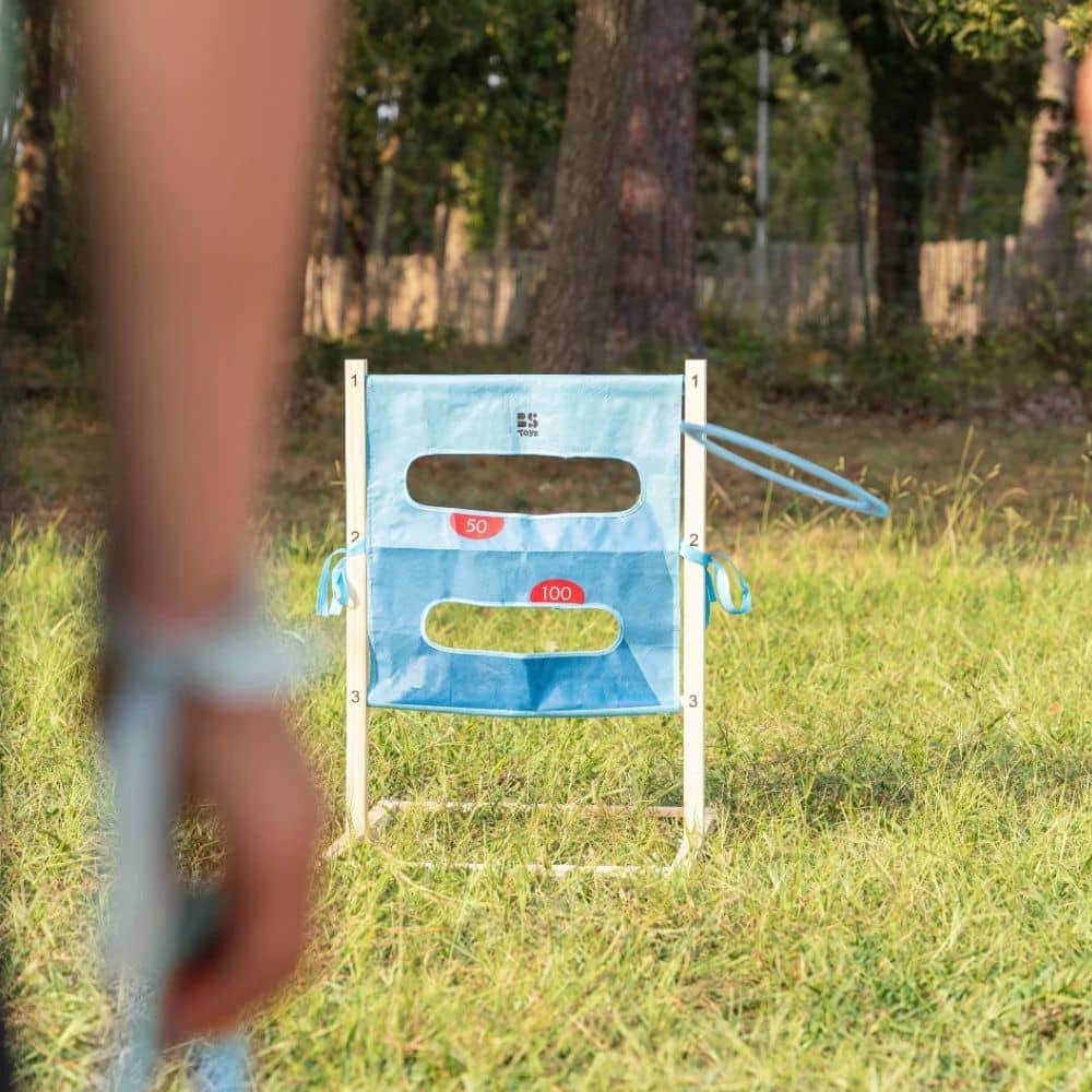 Geschicklichkeitsspiel – 2-in-1: Leiter und Zielwerfen