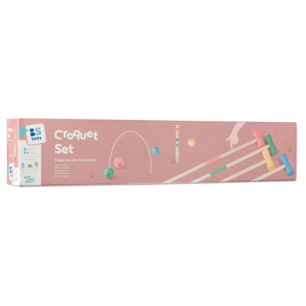 Krocket-Set aus Holz