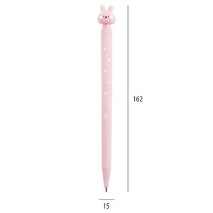 Druckbleistift-Set mit Ersatzminen – Rosa Häschen (0,5 mm, 2B)