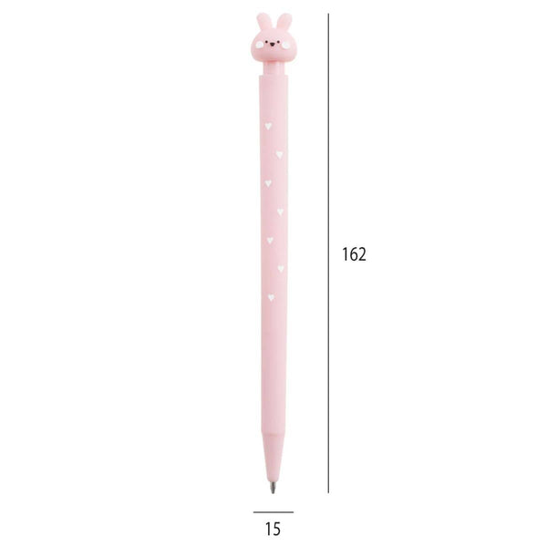 Druckbleistift-Set mit Ersatzminen – Rosa Häschen (0,5 mm, 2B)
