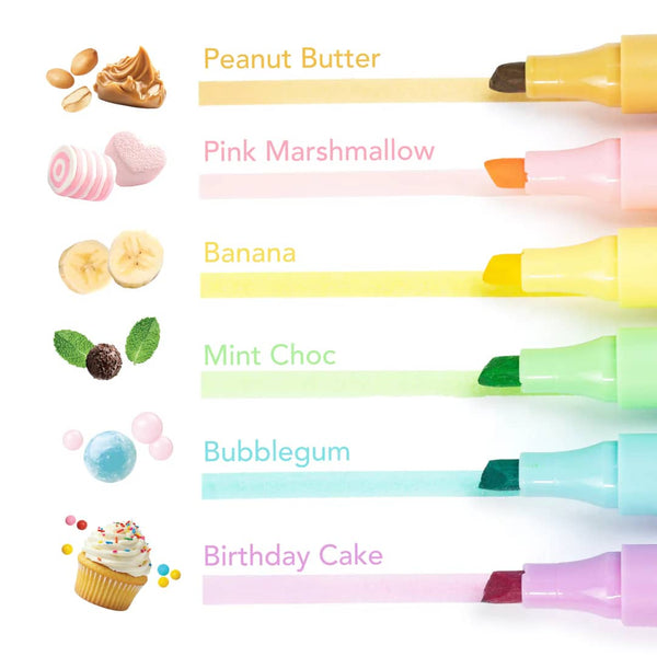 Duftmarker-Set - Süße Desserts (6 Stück, auswaschbar)