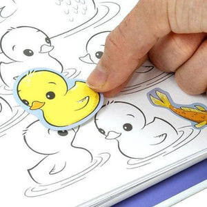 Malset für unterwegs - Süße Tierbabys (36 Seiten & Sticker)