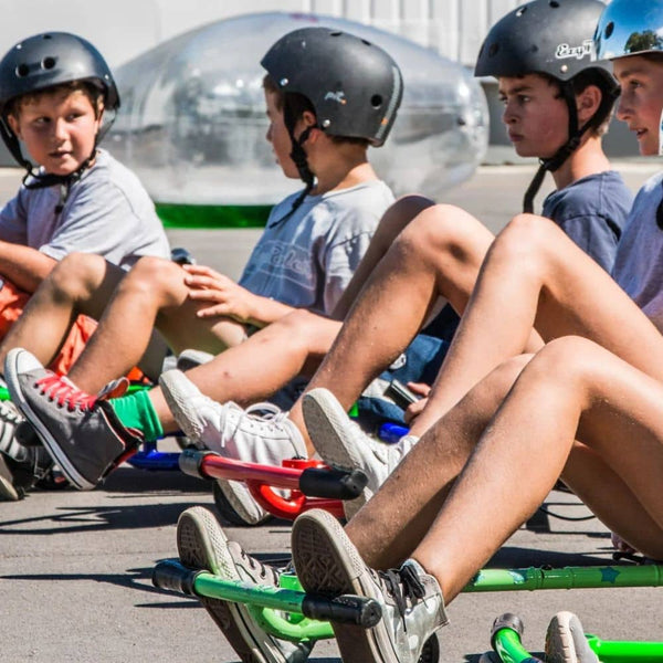 Kinderfahrzeug & Sitz-Gokart mit Beinantrieb - Classic Blue (3-12 Jahre)