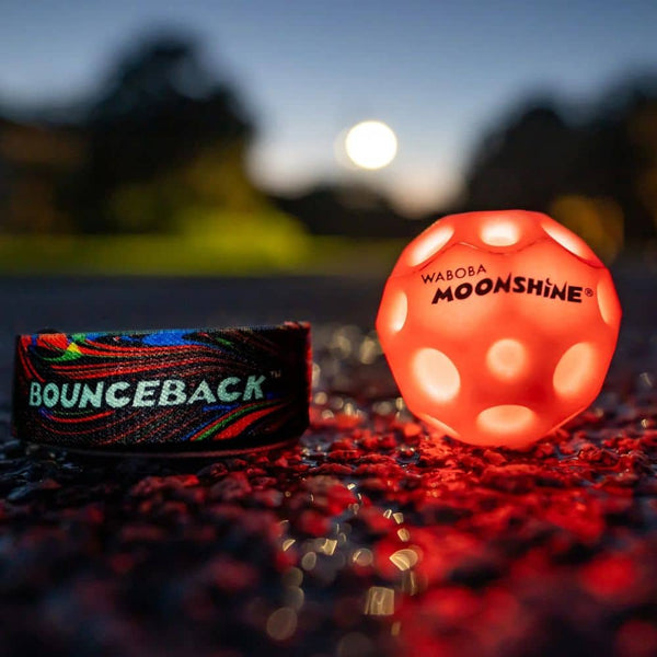Moonshine Bounceback – Leuchtender Sprungball mit LED-Effekt