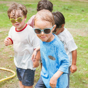 Flexible Kindersonnenbrille Fleur 1-2 J. - Olive