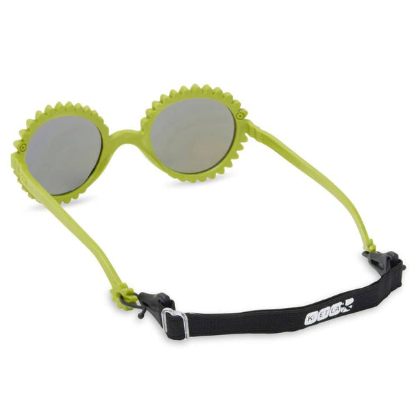 Flexible Kindersonnenbrille Fleur 1-2 J. - Olive