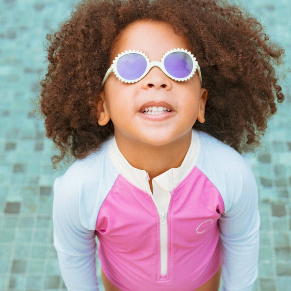 Flexible Kindersonnenbrille Fleur 1-2 J. - Tea