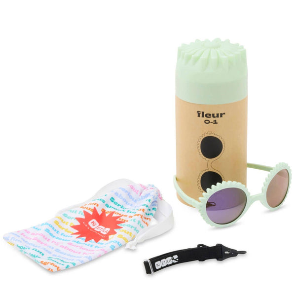 Flexible Kindersonnenbrille Fleur 2-4 J. - Tea