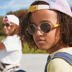 Flexible polarisierte Kindersonnenbrille Pop 7-12 J. - Nude Sun