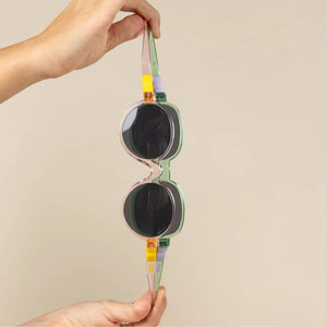 Flexible polarisierte Kindersonnenbrille Pop 4-7 J. -  Nude Sun