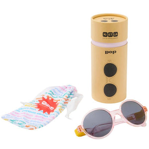 Flexible polarisierte Kindersonnenbrille Pop 4-7 J. -  Nude Sun