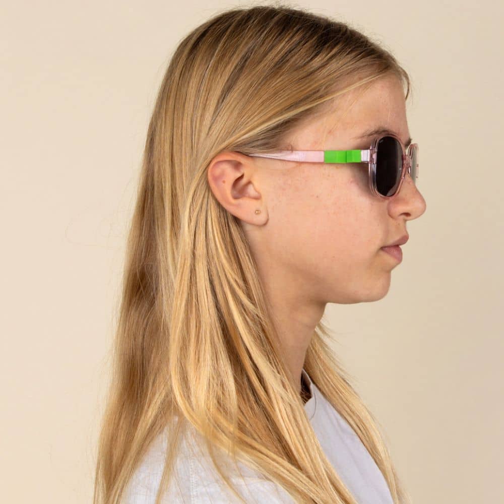 Flexible polarisierte Kindersonnenbrille Urban 4-7 J. - Verbena Green