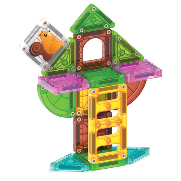 Magnetbausteine – microMAGS Treehouse Travel, 24 Teile