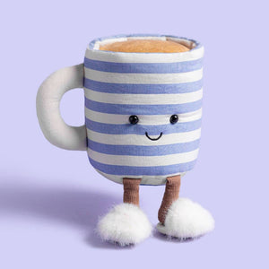 Set: Amuseable Tea Time Duo – Plüsch-Teebeutel & Rosie Lea Tasse