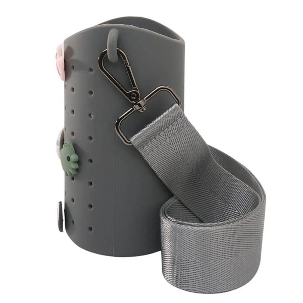 Flaschenhalter mit Gurt Bestie Sling – Grau