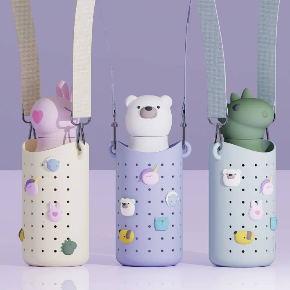 Flaschenhalter mit Gurt Bestie Sling – Grün