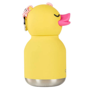 Thermo-Trinkflasche mit Strohhalm Mini Bestie – Ente (200 ml)