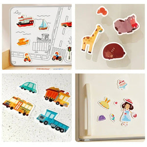 Wiederverwendbare Gel-Sticker Set - Bustling Animal Town
