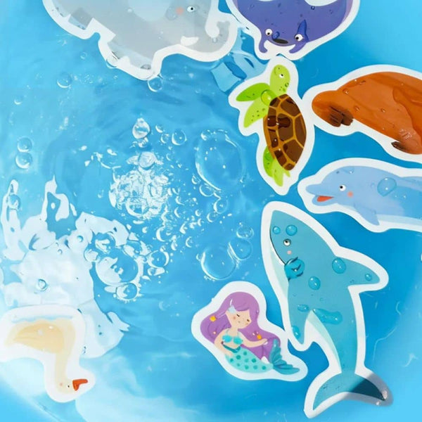 Wiederverwendbare Gel-Sticker Set - Bustling Animal Town