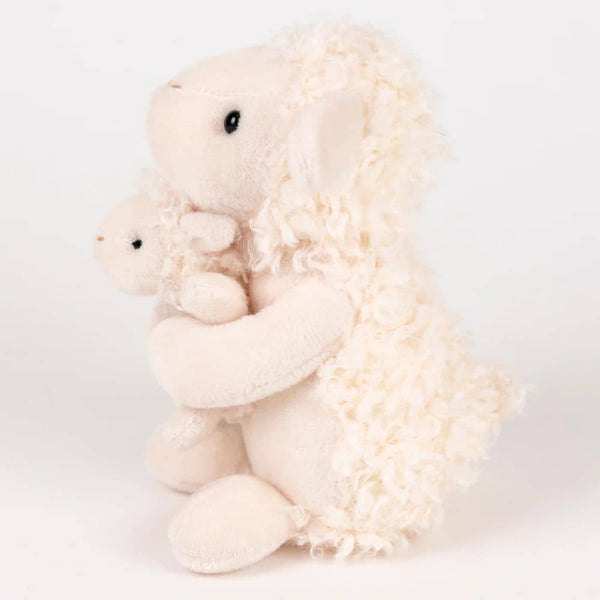 Kuscheltier Schaf mit Baby (16 cm)