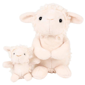 Kuscheltier Schaf mit Baby (16 cm)