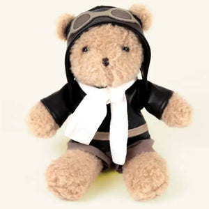 Kuscheltier Bär Pilot (29 cm)