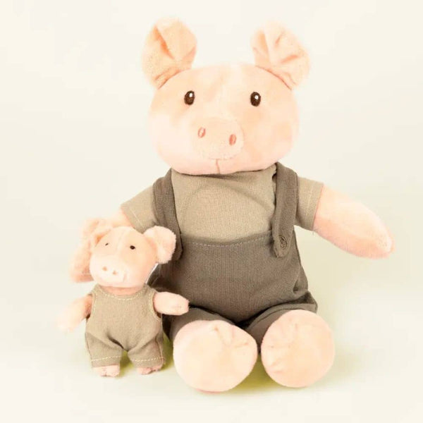 Mini-Kuscheltier Schweinchen Bart (8 cm)