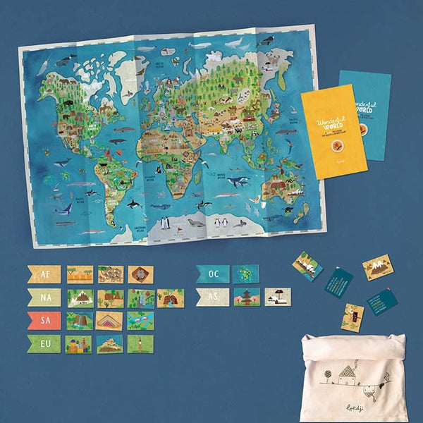 Edukatives Reisespiel - Wonderful World