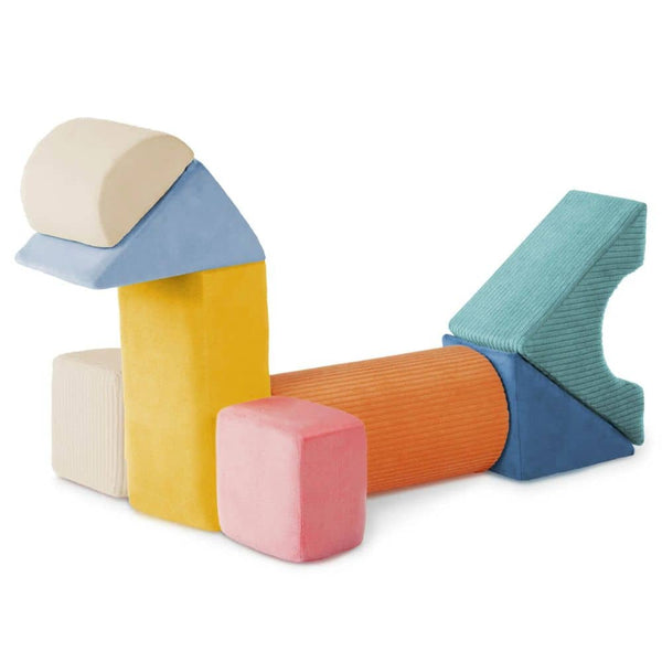 Große weiche Bauklötze aus Plüsch - Tumble-y Towers (8 Elemente)