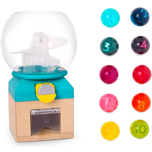 Lern-Zählmaschine mit bunten Kugeln - Rainbow Gumballs