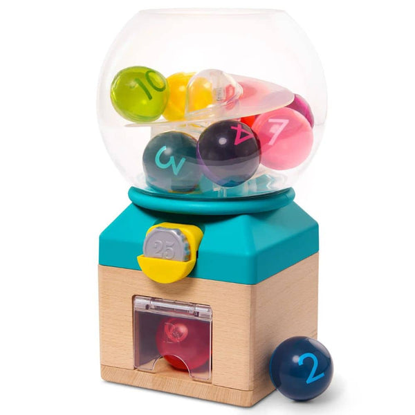 Lern-Zählmaschine mit bunten Kugeln - Rainbow Gumballs